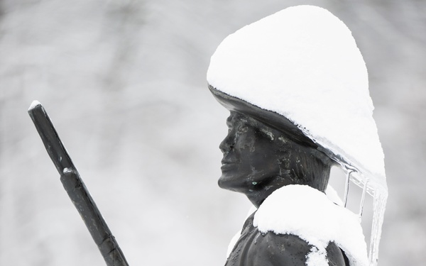 Clearing Snow at Charlie West