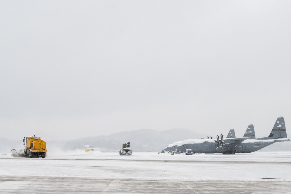 Clearing Snow at Charlie West