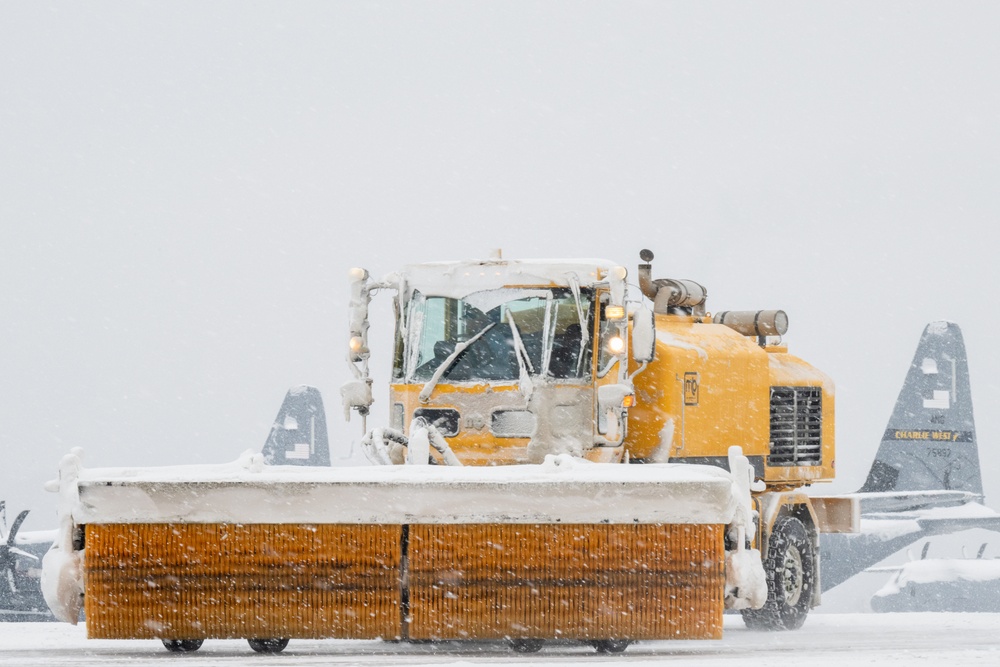 Clearing Snow at Charlie West