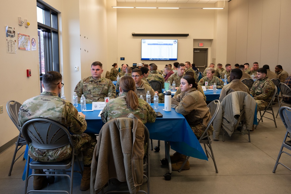 102nd Intelligence Wing hosts speed mentoring event