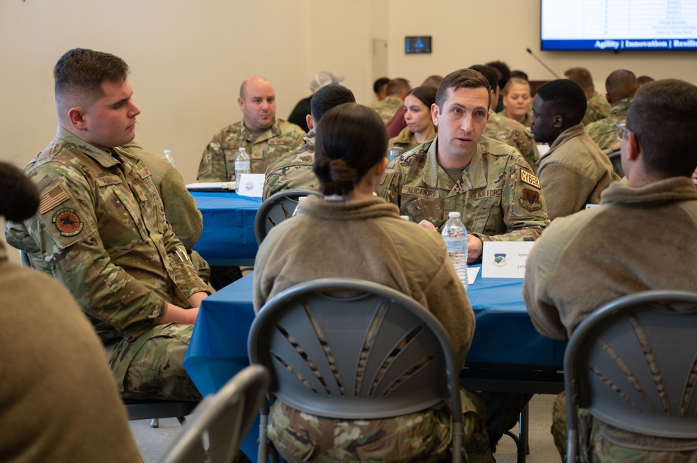 102nd Intelligence Wing hosts speed mentoring event