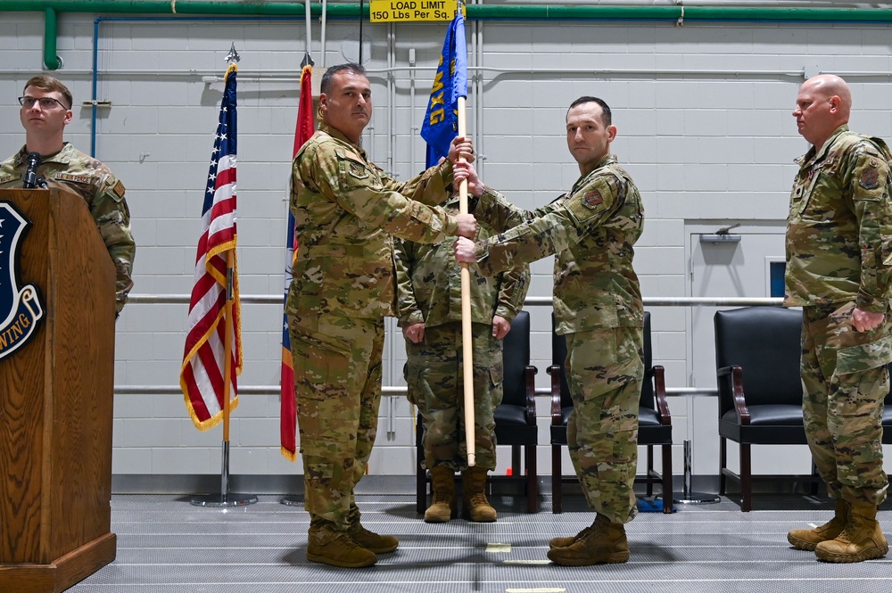 186th Aircraft Maintenance Squadron Change of Command