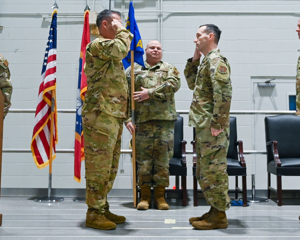 186th Aircraft Maintenance Squadron Change of Command