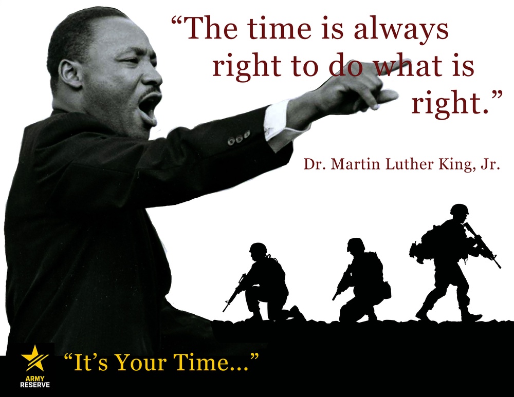 MLK Poster &quot;It's Your Time&quot;