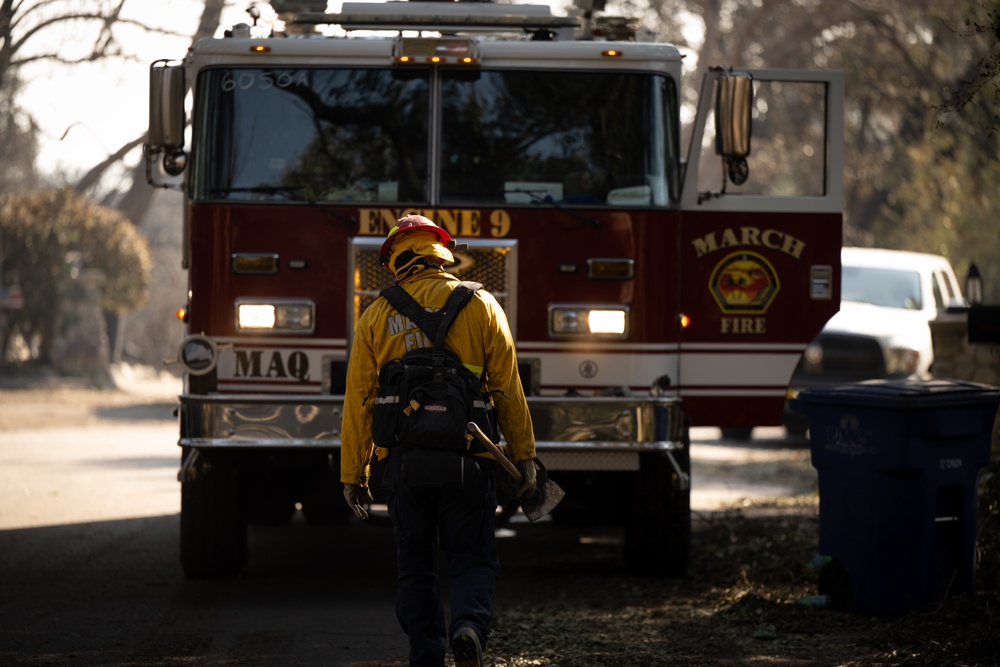 Eaton Fire Aftermath: March ARB Fire Emergency Services