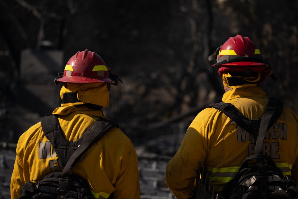 Eaton Fire Aftermath: March ARB Fire Emergency Services