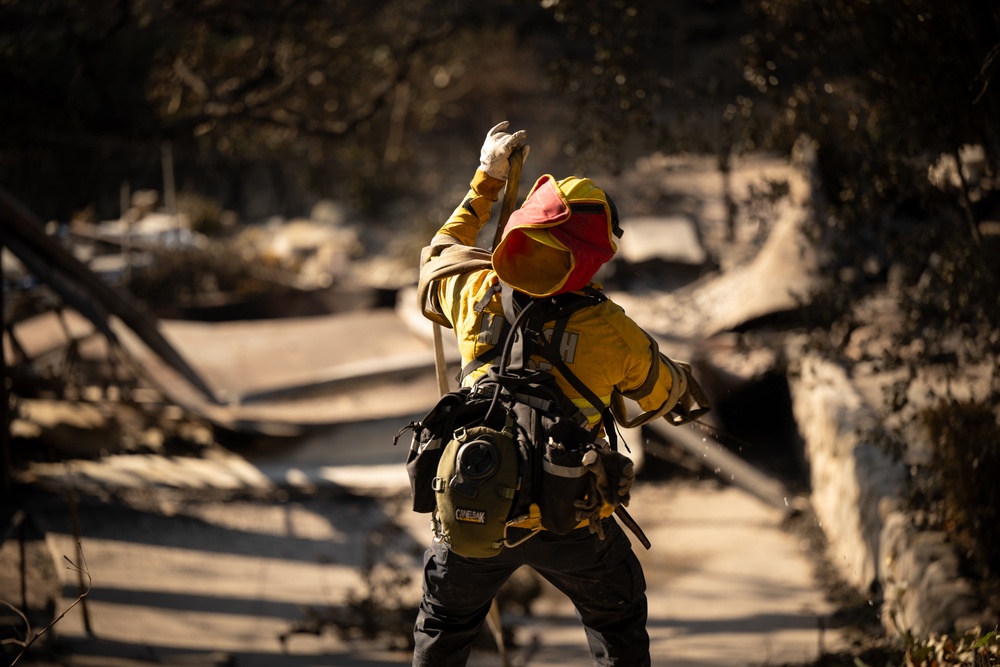 Eaton Fire Aftermath: March ARB Fire Emergency Services