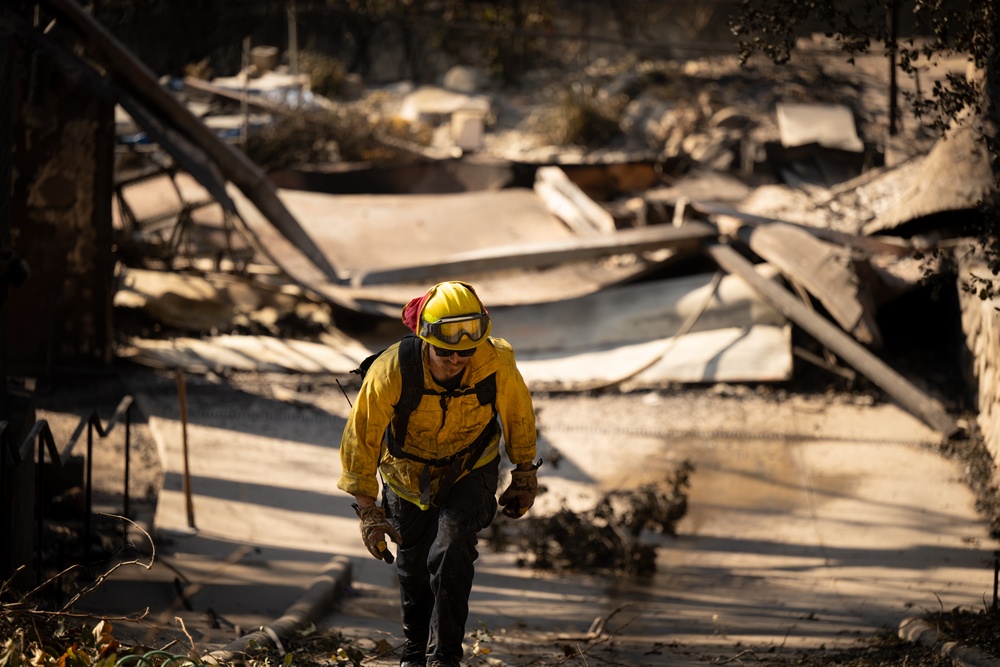 Eaton Fire Aftermath: March ARB Fire Emergency Services