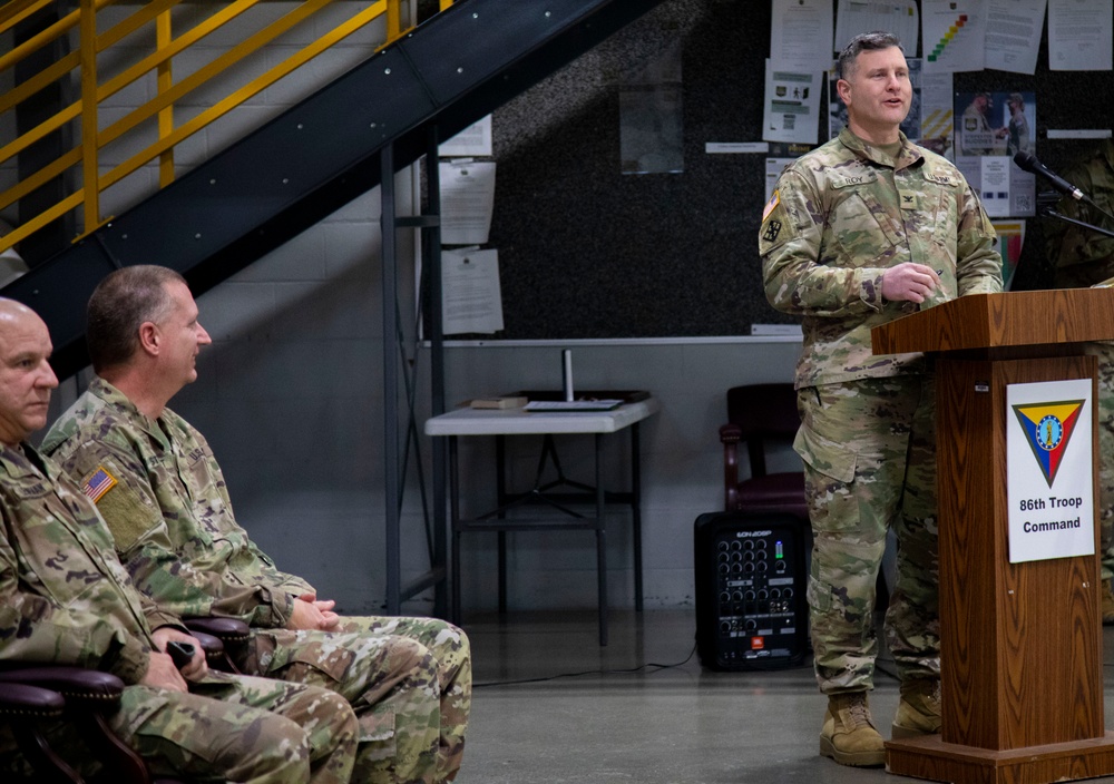 86th Troop Command, Change of Command