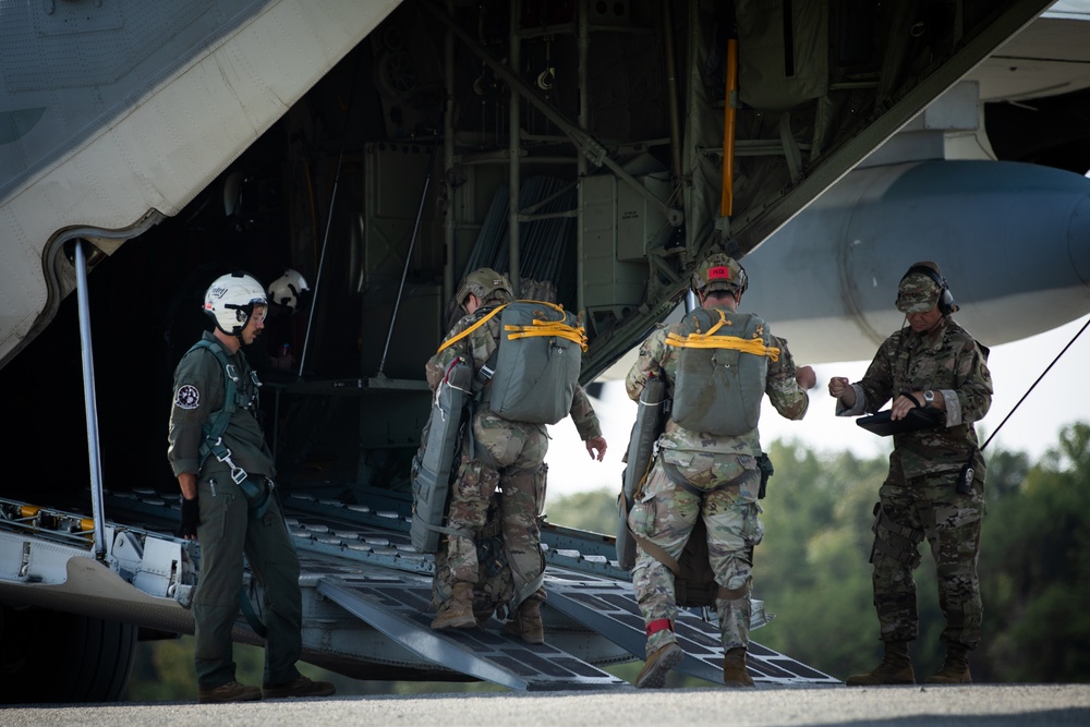 Entering the C-130