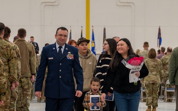 155th Air Refueling Wing welcomes new command chief during change of responsibility ceremony