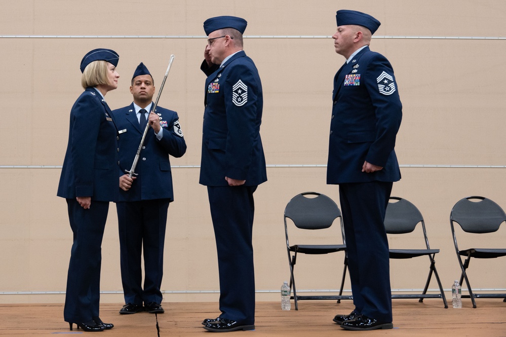 102nd Intelligence Wing welcomes new Command Chief Master Sergeant