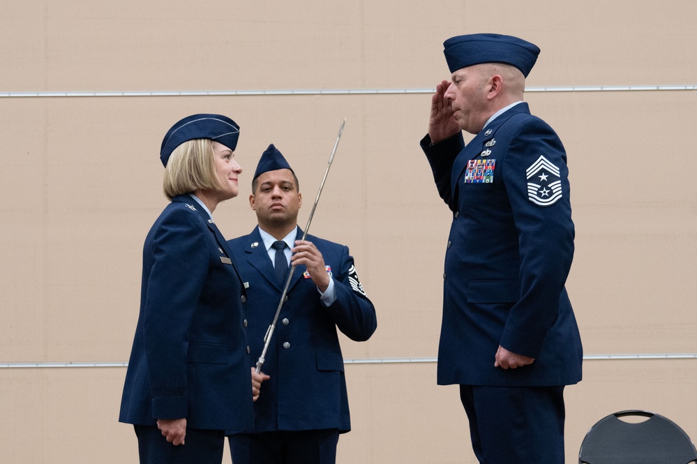 102nd Intelligence Wing welcomes new Command Chief Master Sergeant