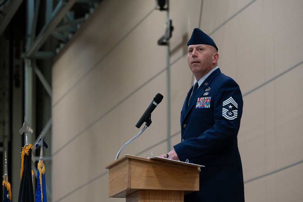 102nd Intelligence Wing welcomes new Command Chief Master Sergeant