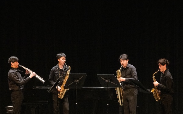 Navy Band hosts honors students at 45th International Saxophone Symposium