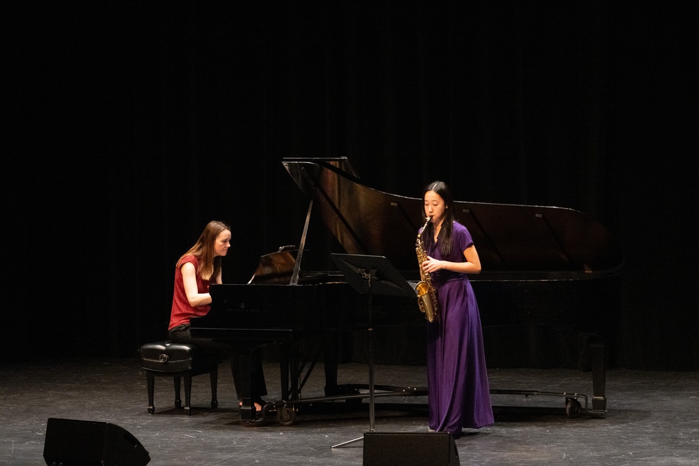 Navy Band hosts honors students at 45th International Saxophone Symposium