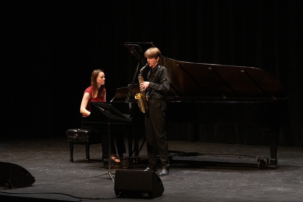 Navy Band hosts honors students at 45th International Saxophone Symposium