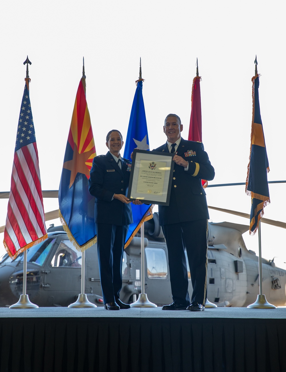 Brigadier General Lonnie J. Branum Jr. Retires from the Arizona Army National Guard