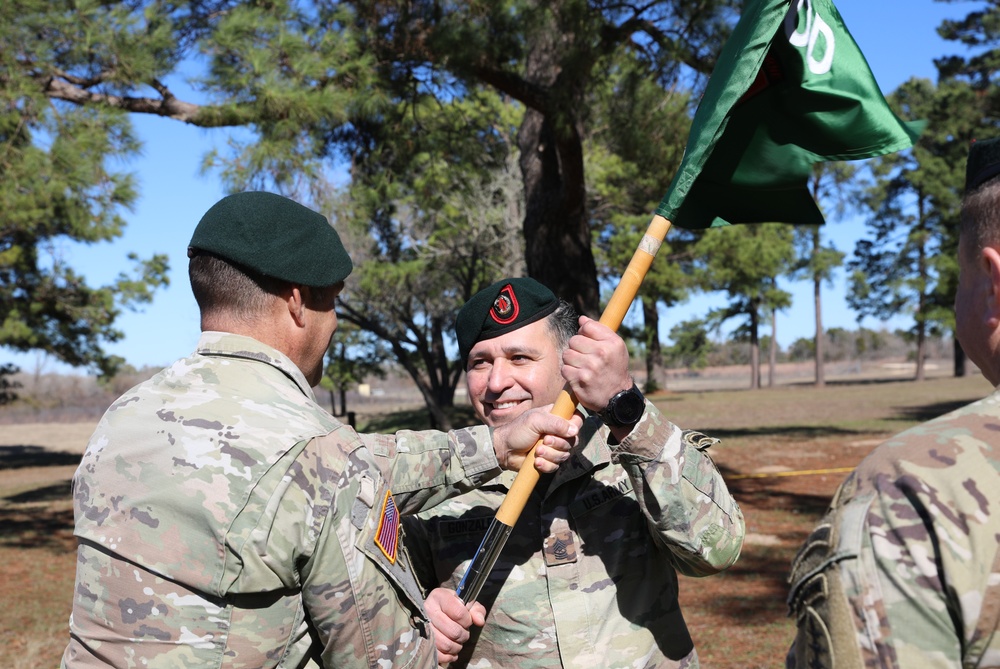 Special Operations Detachment - Africa change of command ceremony at Camp Swift