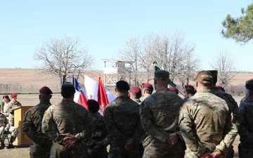 Special Operations Detachment - Africa change of command ceremony at Camp Swift