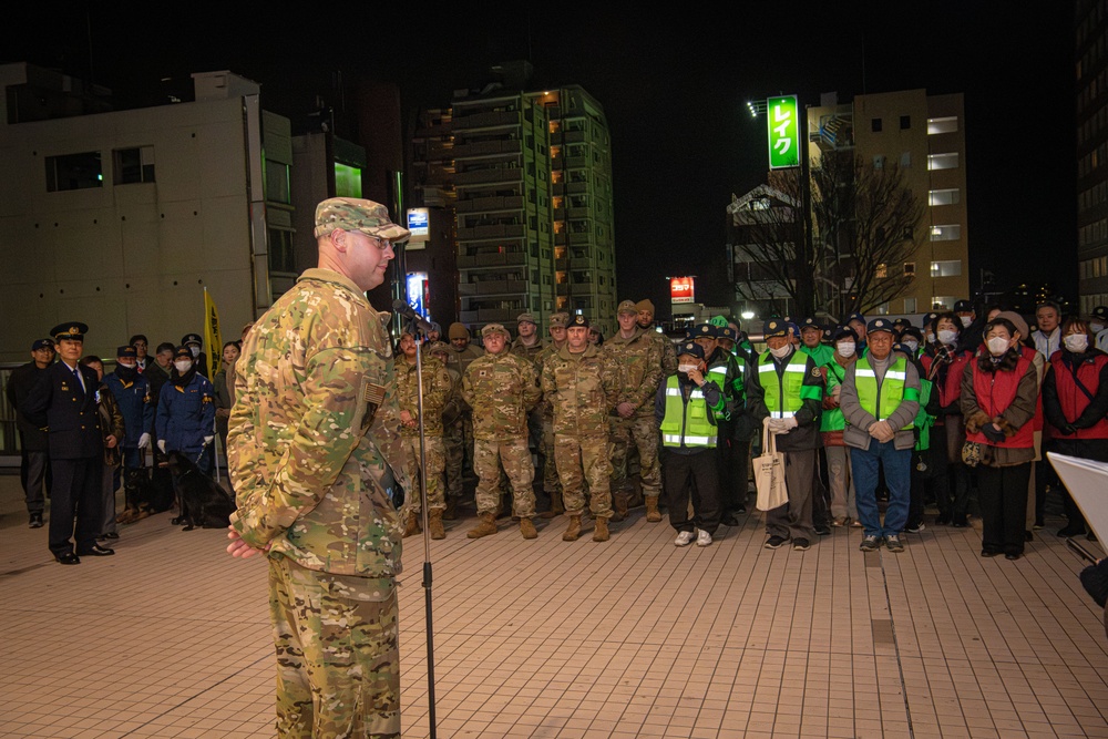 Fussa Joint Safety Patrol Strengthens U.S.-Japan Community Partnerships