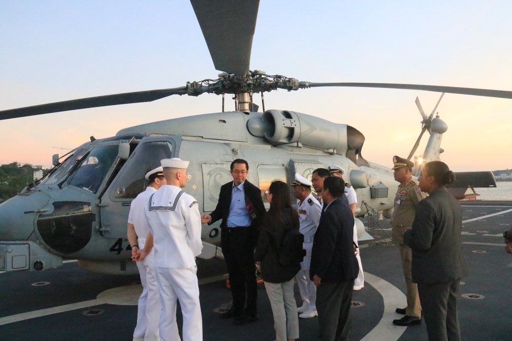 USS SAVANNAH HOSTS INDOPACOM AND CAMBODIAN DELEGATION IN CAMBODIA
