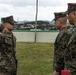 3d MEB Marines conduct a promotion ceremony