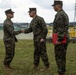 3d MEB Marines conduct a promotion ceremony