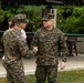 3d MEB Marines conduct a promotion ceremony