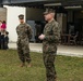 3d MEB Marines conduct a promotion ceremony