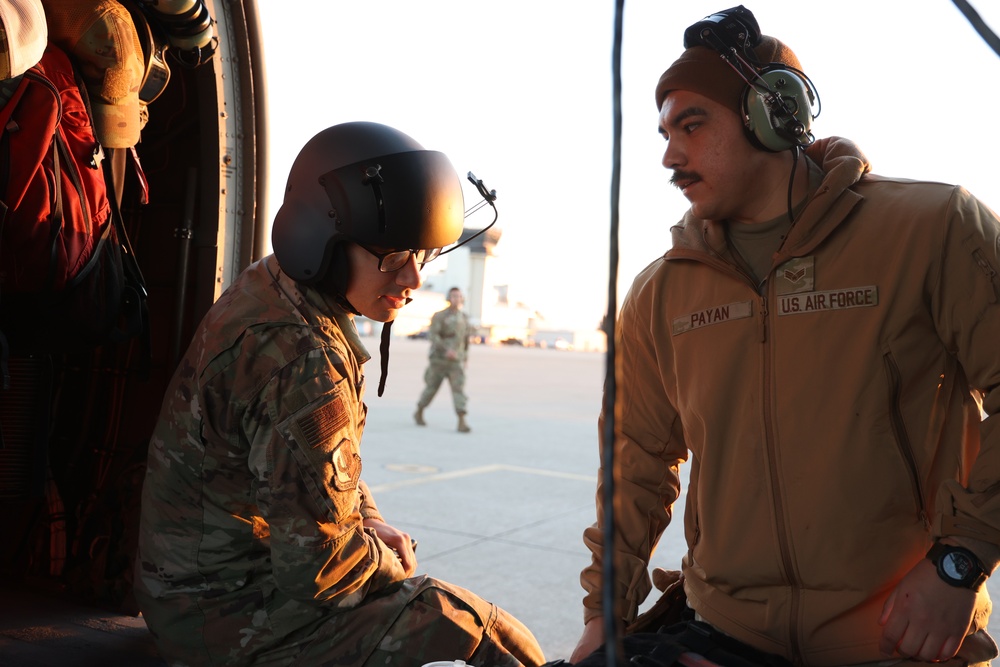 129th Rescue Wing maintainers support Los Angeles firefighting mission