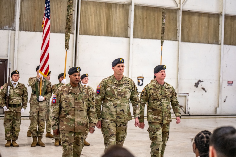 101st Combat Aviation Brigade Color Casing Ceremony