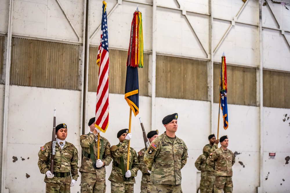 101st Combat Aviation Brigade Color Casing Ceremony