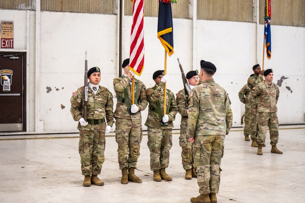 101st Combat Aviation Brigade Color Casing Ceremony