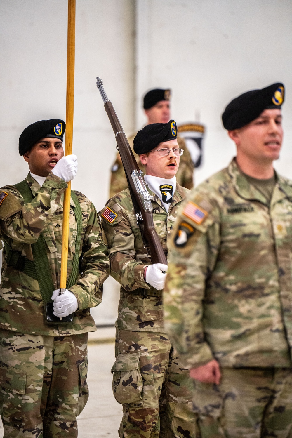 101st Combat Aviation Brigade Color Casing Ceremony