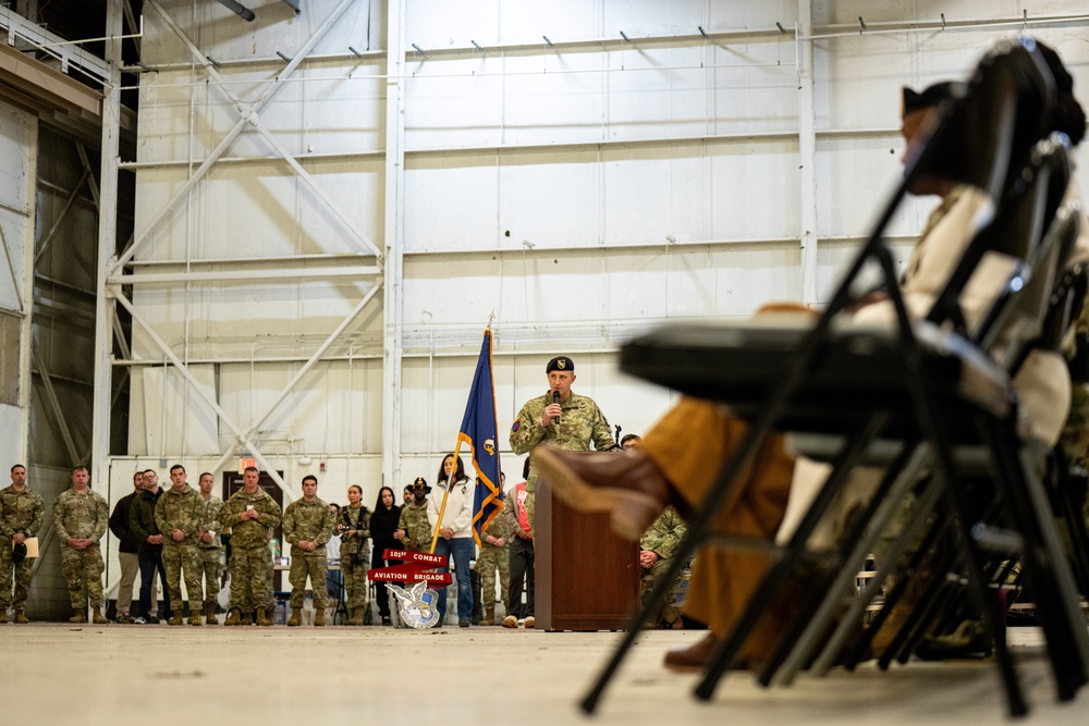 101st Combat Aviation Brigade Color Casing Ceremony