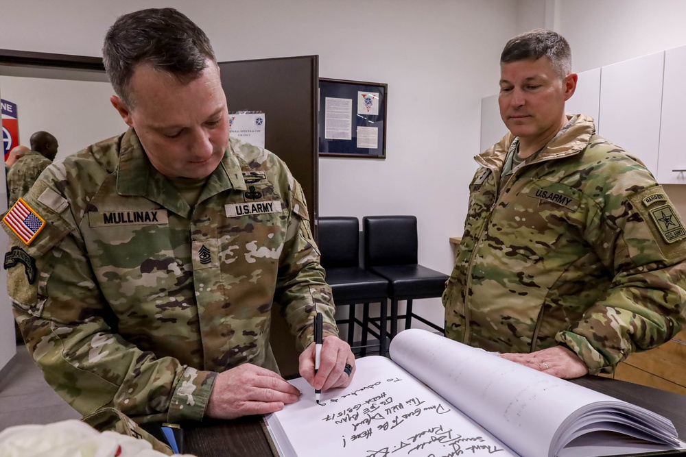 U.S. Army Operations, Plans and Training Senior Leaders Visit V Corps Forward HQ
