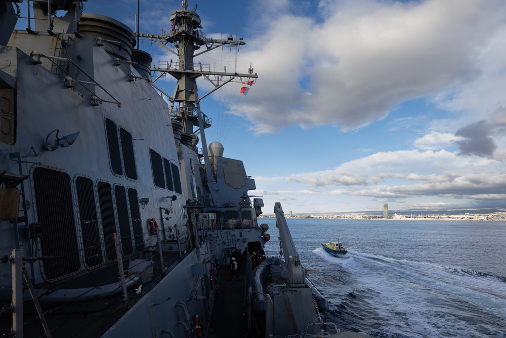 USS Oscar Austin (DDG 79) Arrives in Limassol, Cyprus