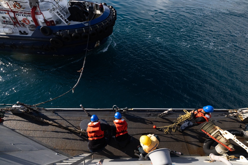 USS Oscar Austin (DDG 79) Arrives in Limassol, Cyprus