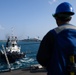 USS Oscar Austin (DDG 79) Conducts an International Maneuvering Exercise with the Cypriot Navy During Departure from Limassol, Cyprus