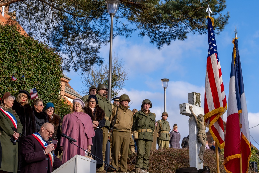 10th AAMDC honors sacrifices in 80th anniversary of the liberation of Wingen-sur-Moder