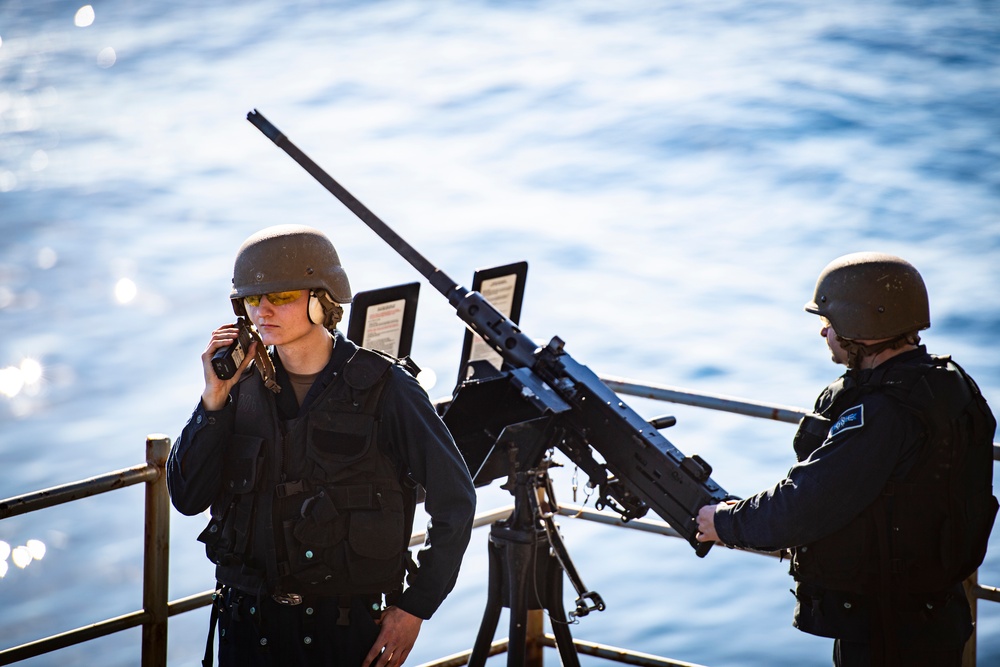 Nimitz Sailors Participate in Live-Fire Exercise