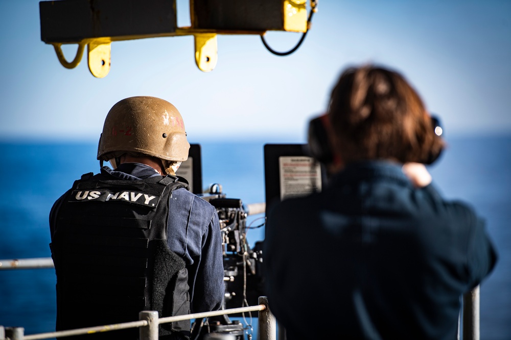 Nimitz Sailors Participate in Live-Fire Exercise