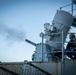 Nimitz Sailor Mans a Watch Station During CIWS System Test Fire