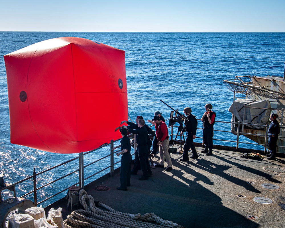 Nimitz Sailors Participate in Live-Fire Exercise