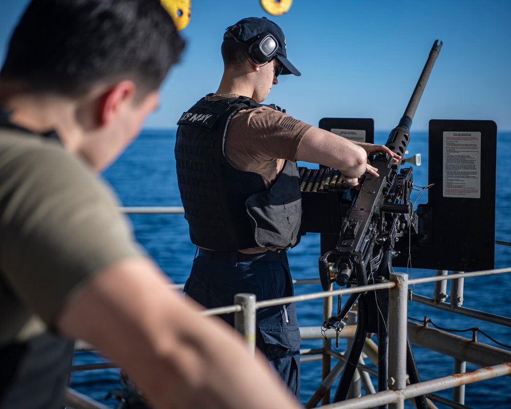 Nimitz Sailors Participate in Live-Fire Exercise