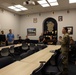 Army Cyber Soldiers and Civilians talk to Georgetown University ROTC Cadets