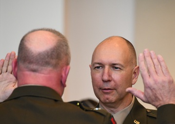 Lt. Gen. Robert Harter promotes Brig. Gen. Mitchell Wisniewski