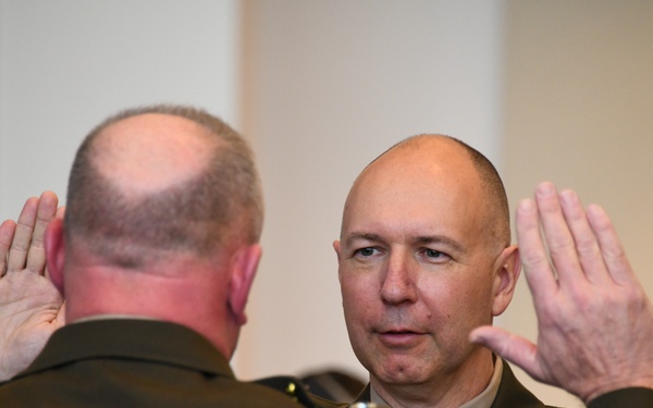 Lt. Gen. Robert Harter promotes Brig. Gen. Mitchell Wisniewski
