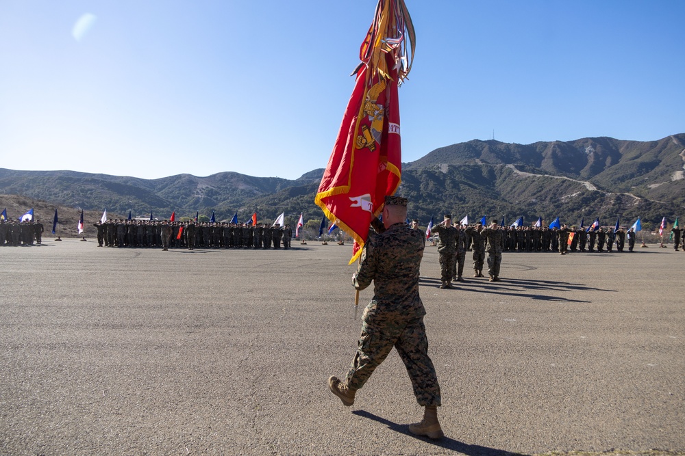 3rd Bn., 1st Marines holds change of command ceremony